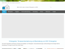 Tablet Screenshot of msk-wintergarten.de